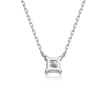 Everyday Elegance Collection Princess Cut Diamond Necklace (0.27ct)