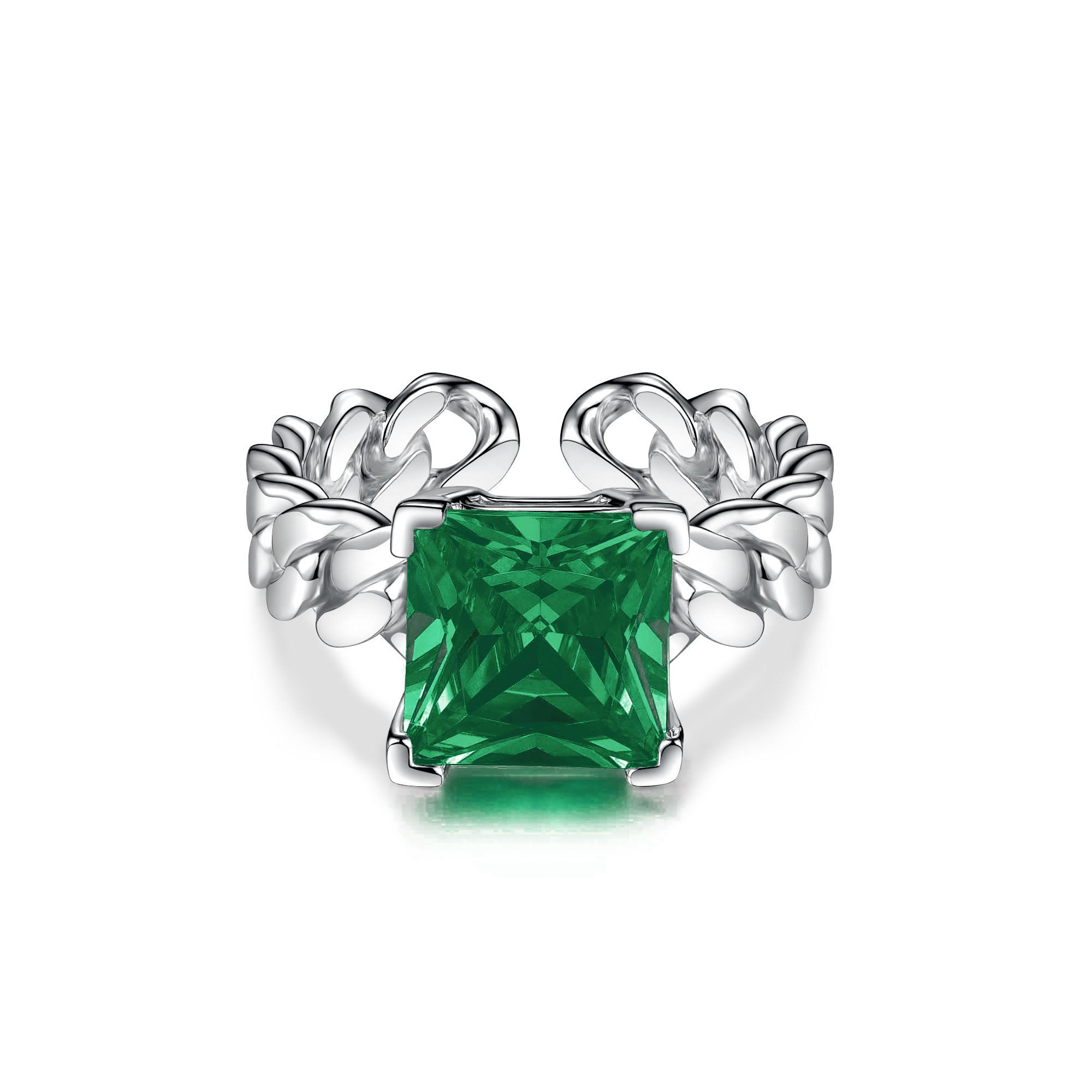 Sugar Box Ring—Forest Green