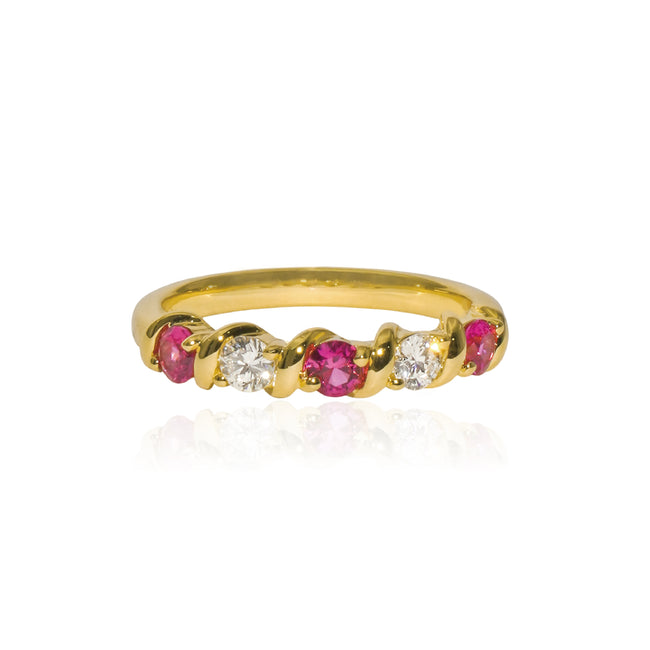 Golden Brilliance Diamond Ring