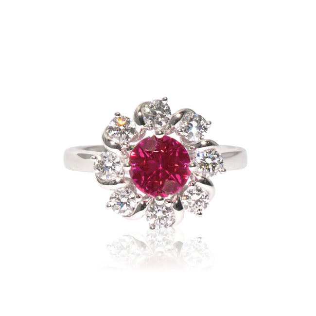 Blooming Radiance Ruby & Diamond Ring