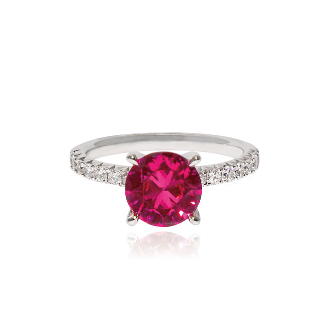 Heart Radiance Ruby & Diamond Ring
