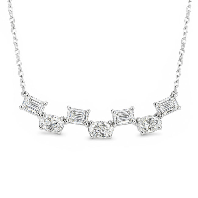 Interwoven Melody Diamond Necklace