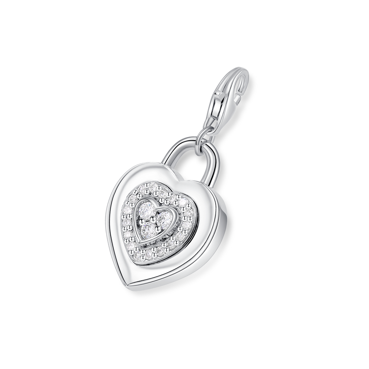 White Heart Pendant