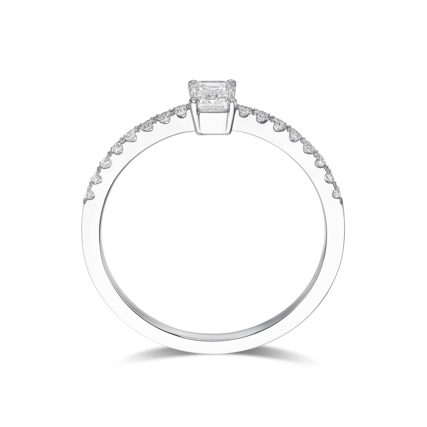 Everyday Elegance Collection Princess Cut Diamond Ring (0.28ct)