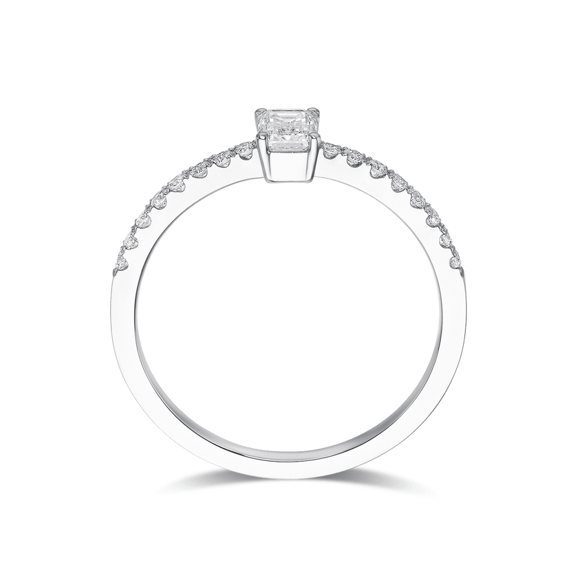 Everyday Elegance Collection Princess Cut Diamond Ring (0.28ct)