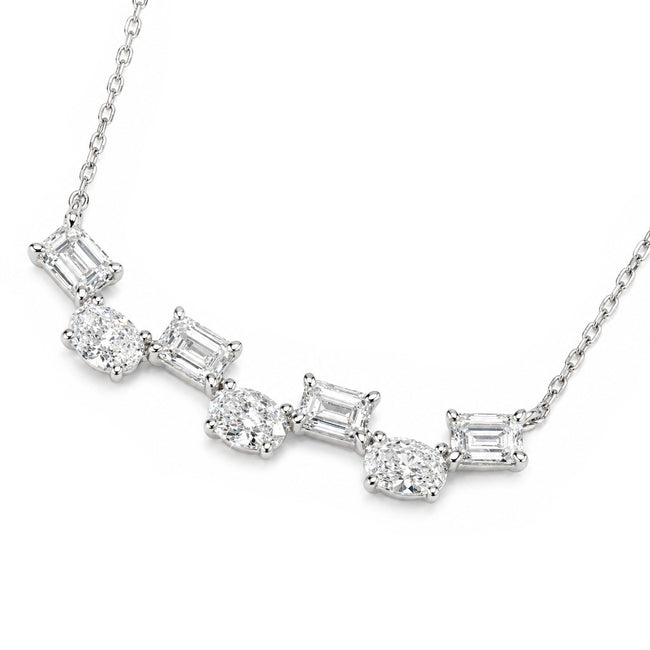 Interwoven Melody Diamond Necklace