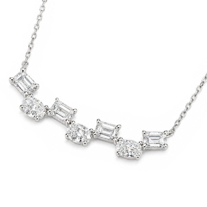 Interwoven Melody Diamond Necklace
