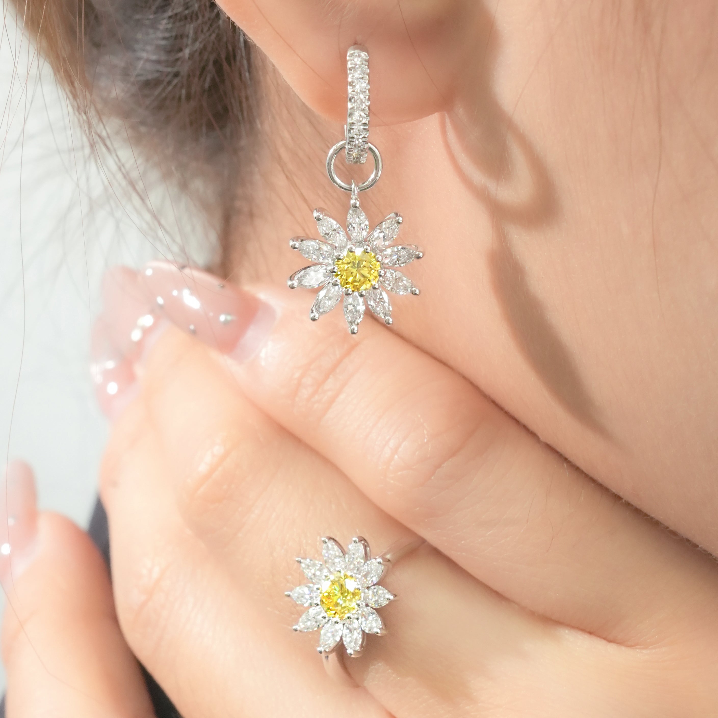 Sunlit Daisies Earrings
