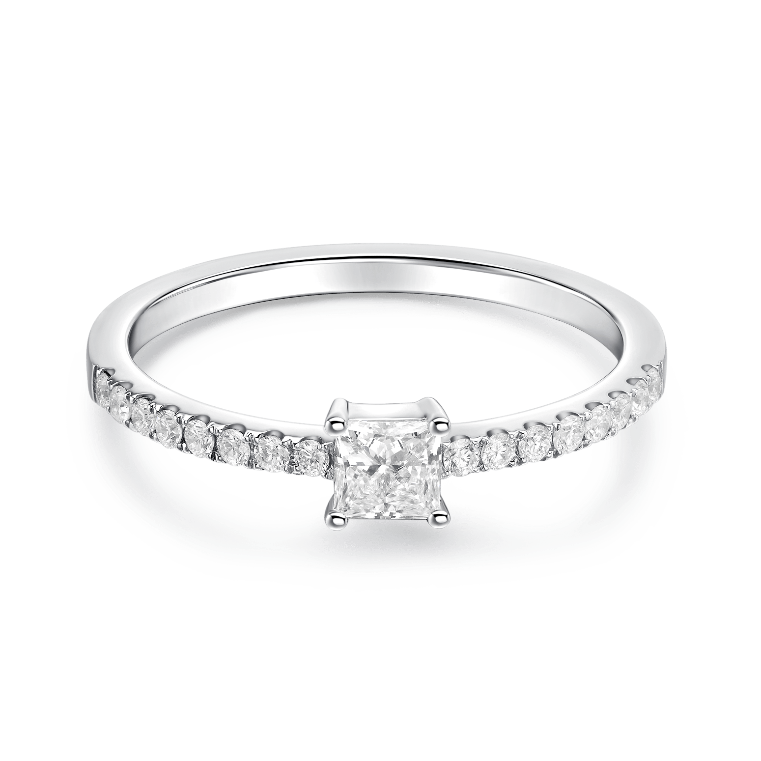 Everyday Elegance Collection Princess Cut Diamond Ring (0.28ct)