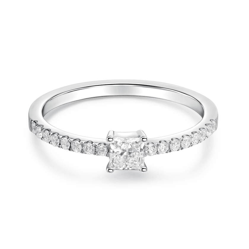 Everyday Elegance Collection Princess Cut Diamond Ring (0.28ct)