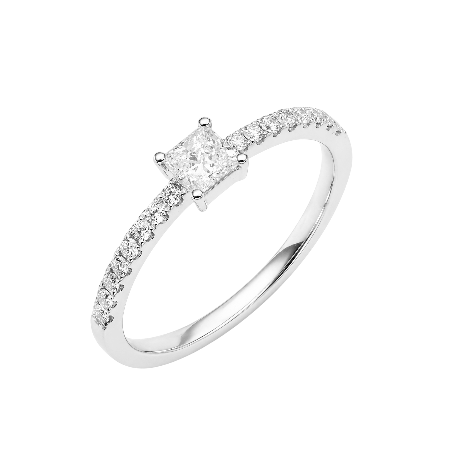 Everyday Elegance Collection Princess Cut Diamond Ring (0.28ct)