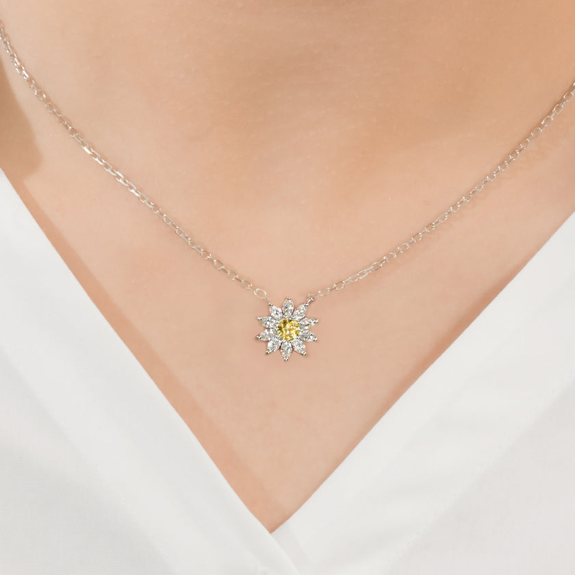 Sunlit Daisies Necklace
