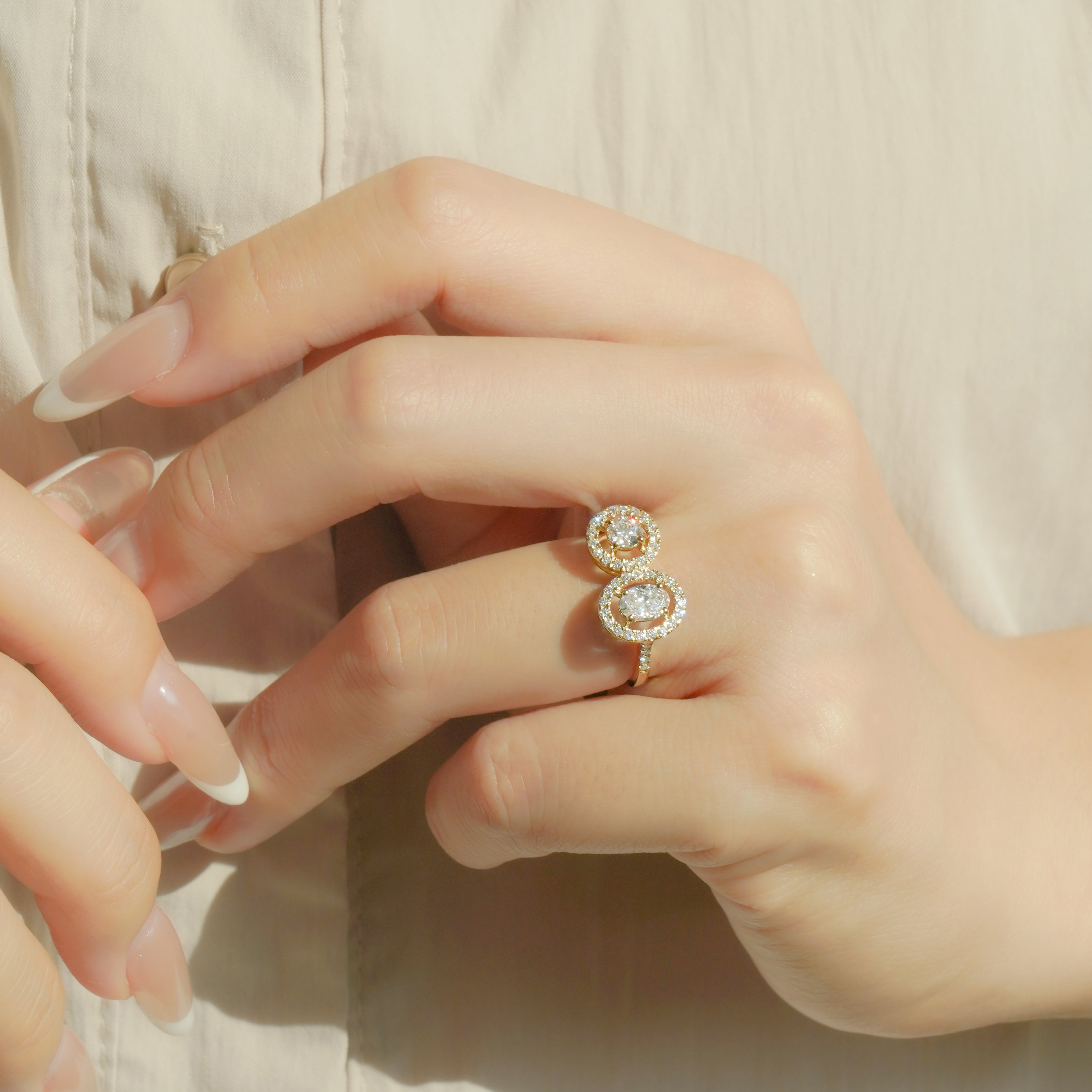 星語心願雙鑽戒指