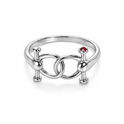 In Still Light Hoof Ring