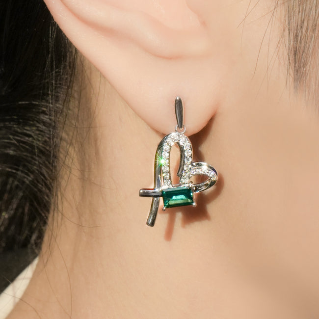 Colour Bloom Earrings—Forest Green