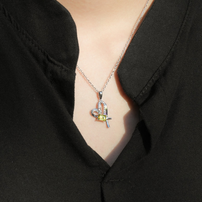 Colour Bloom Necklace—Morning Yellow