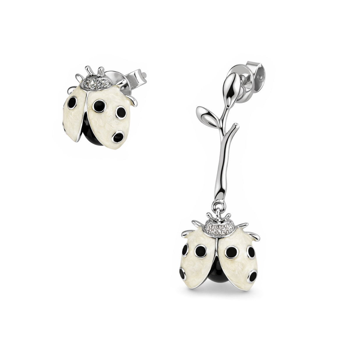 Garden Little Knight Asymmetric Stud Earrings