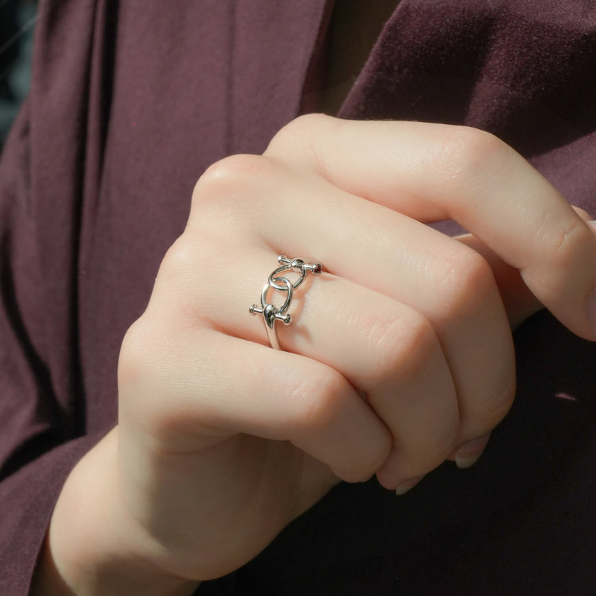 In Still Light Hoof Ring