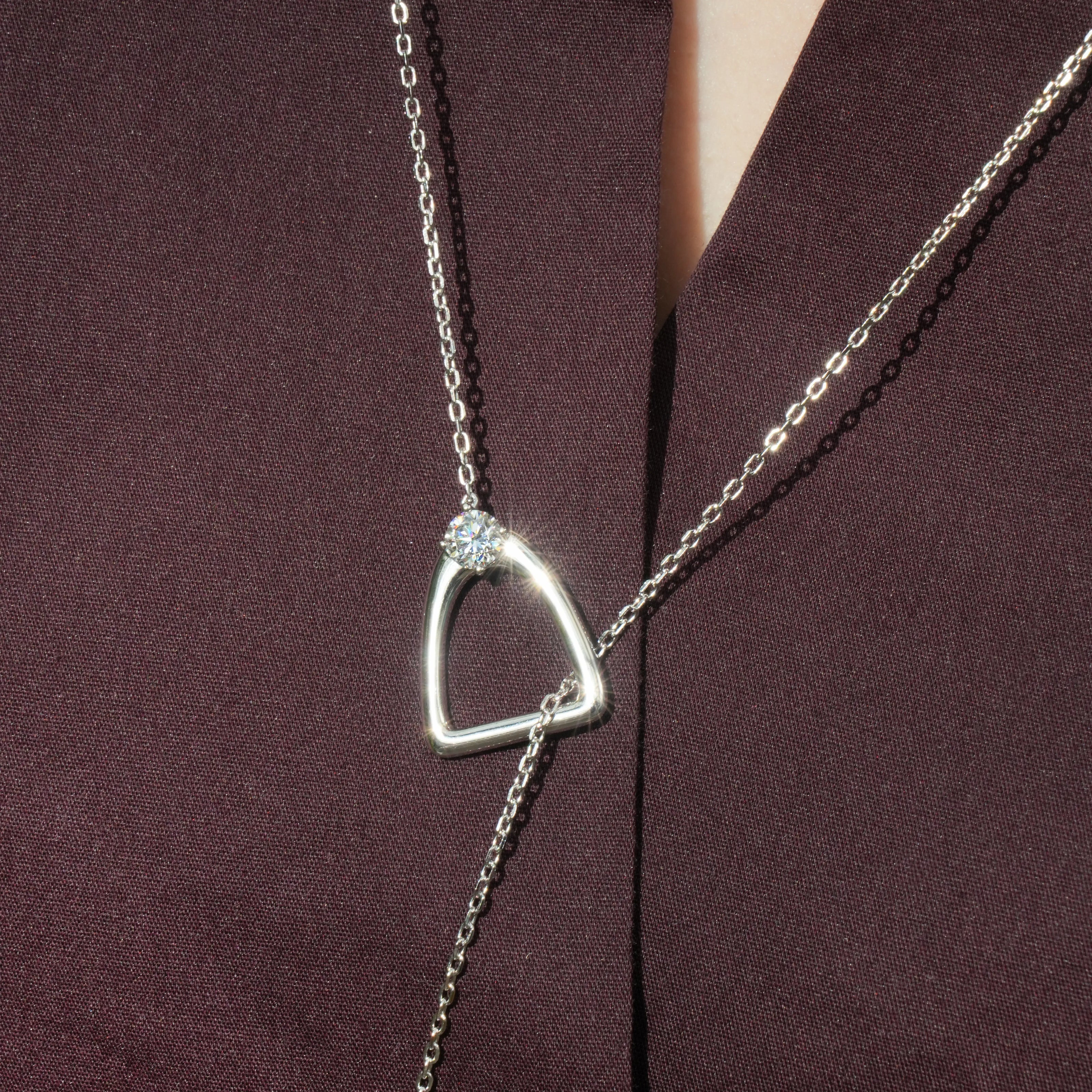 光影相逢蹄章項鏈