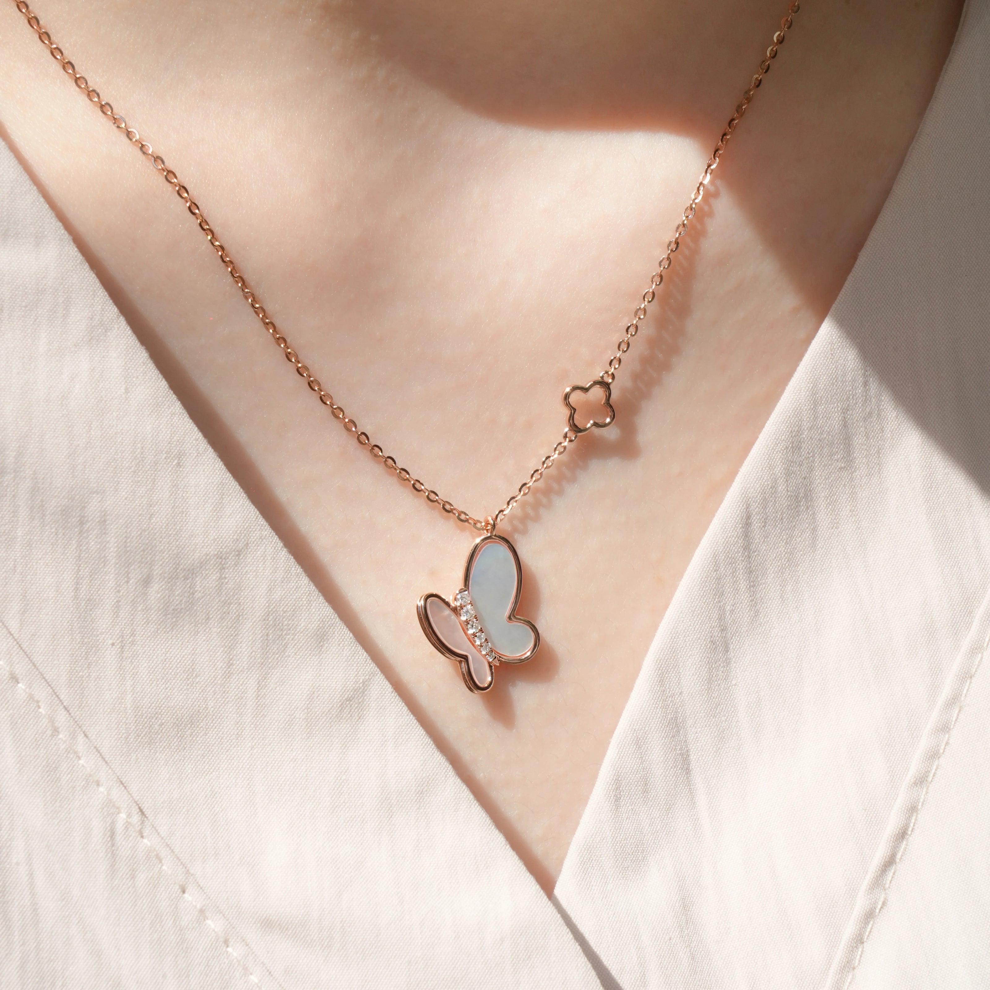 Afternoon Flutter Necklace