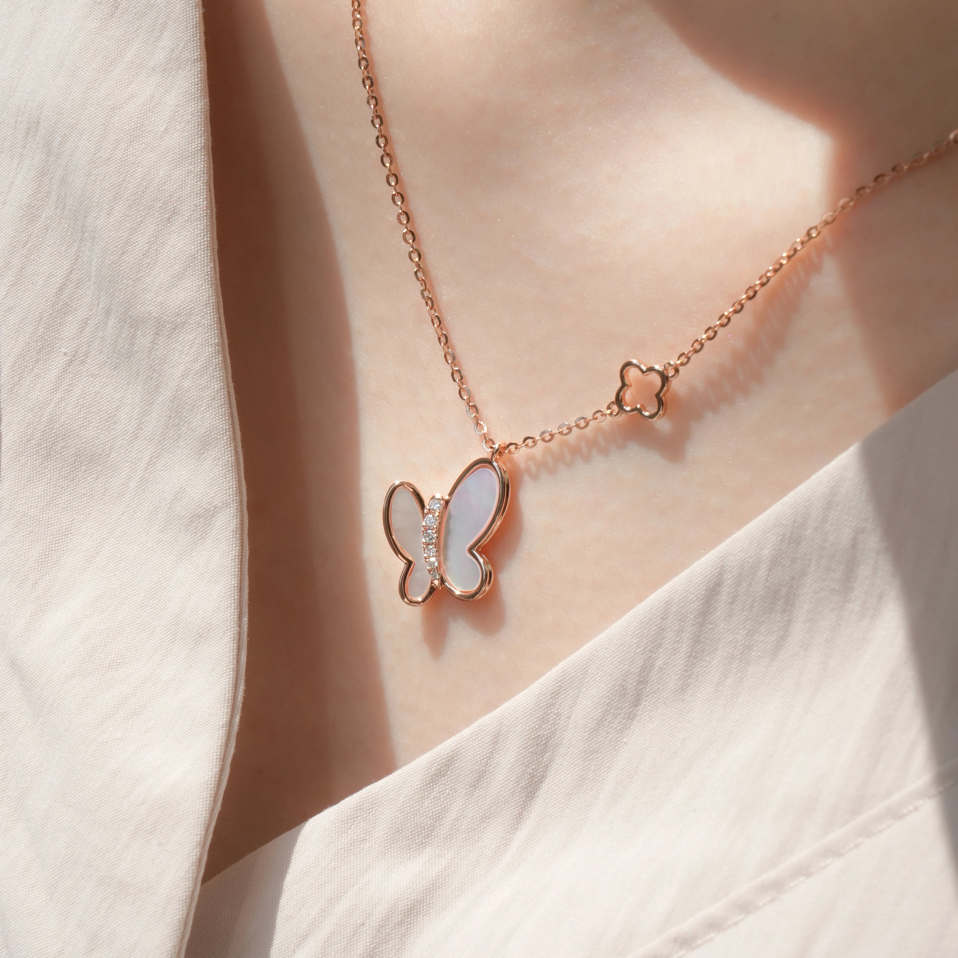 Afternoon Flutter Necklace