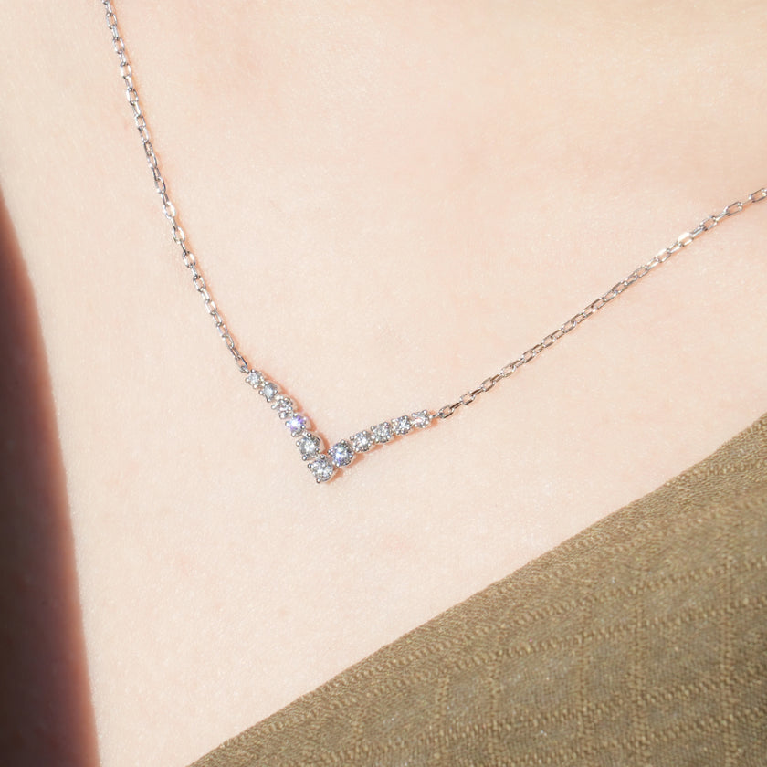 Stardust Trail Diamond Necklace