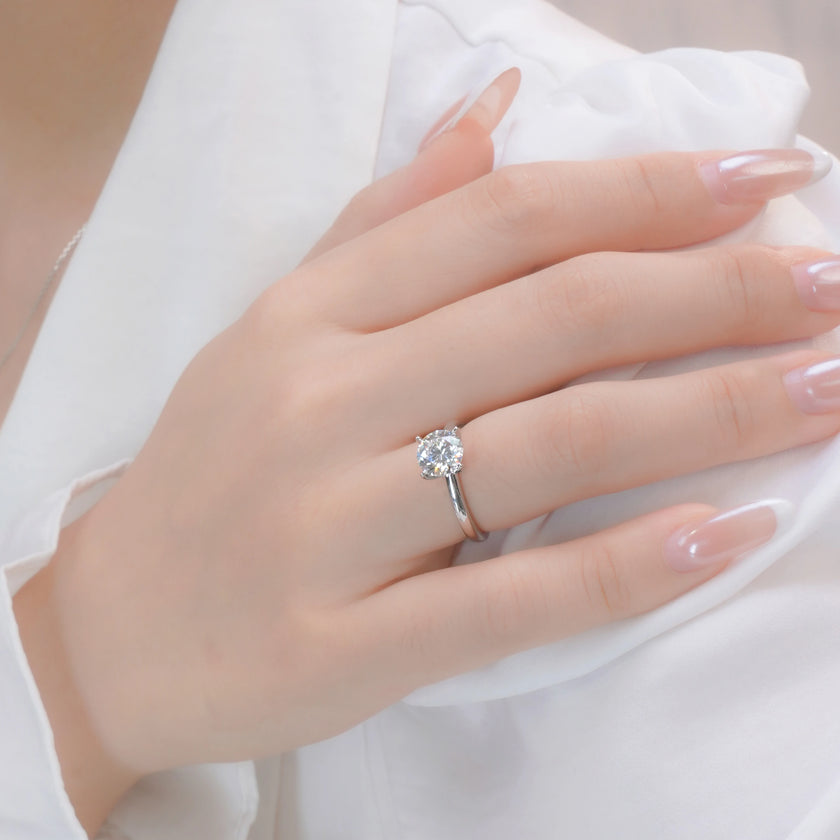 Arc Of You Collection Four-Prong Diamond Ring (1.0ct)