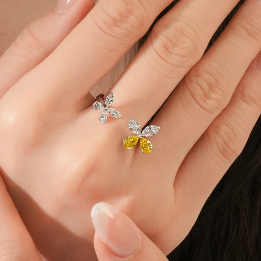 The Wings Are Ethereal Diamond Ring