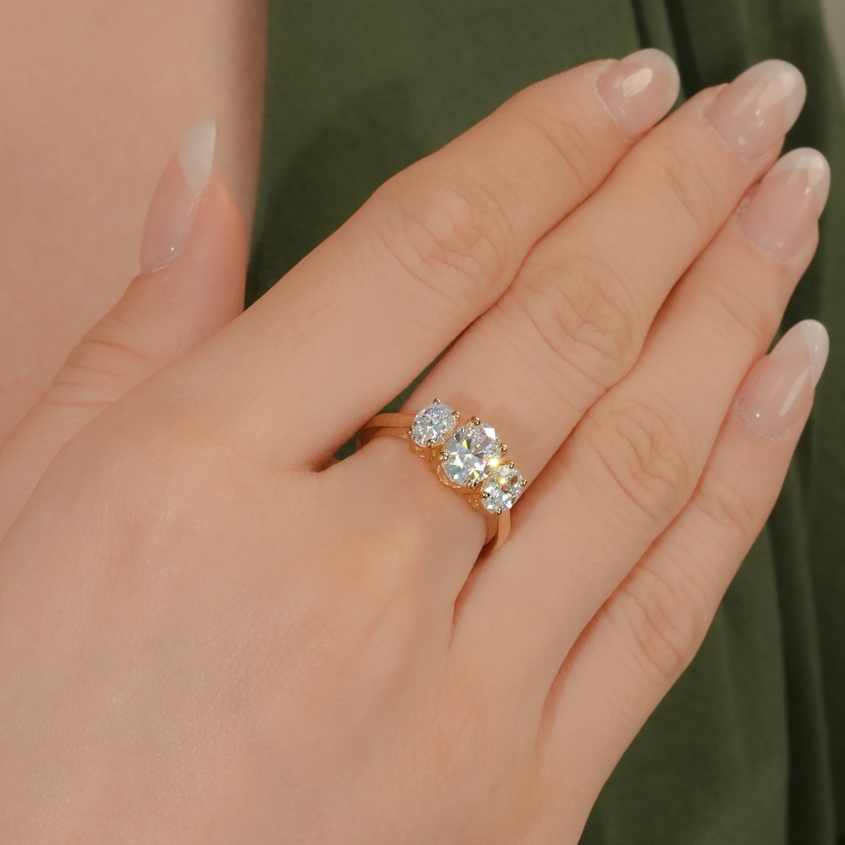 Eternal Blossom Trilogy Diamond Ring