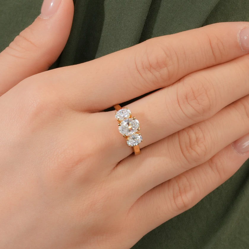 Eternal Blossom Trilogy Diamond Ring