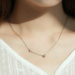 Twin Flower Diamond Necklace