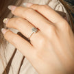 Eternal Blossom Emerald Halo Ring