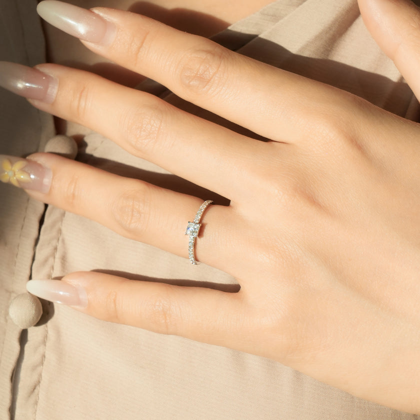 Everyday Elegance Collection Princess Cut Diamond Ring (0.28ct)