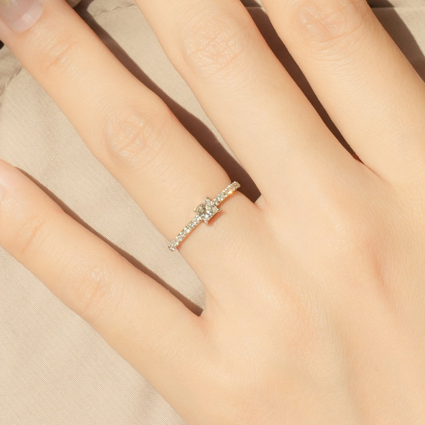 Everyday Elegance Collection Princess Cut Diamond Ring (0.28ct)