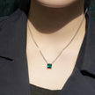 Sugar Box Necklace—Forest Green