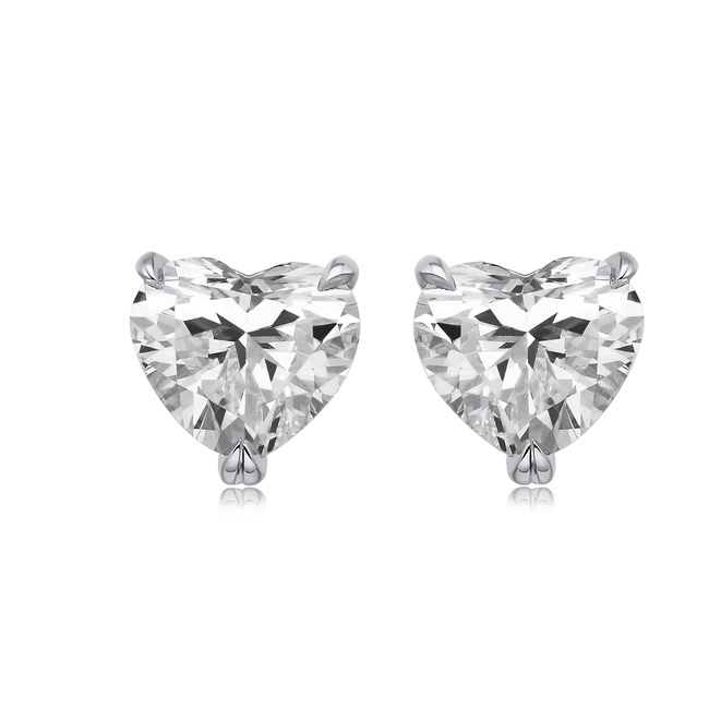 Everyday Elegance Collection Heart Cut  Earrings