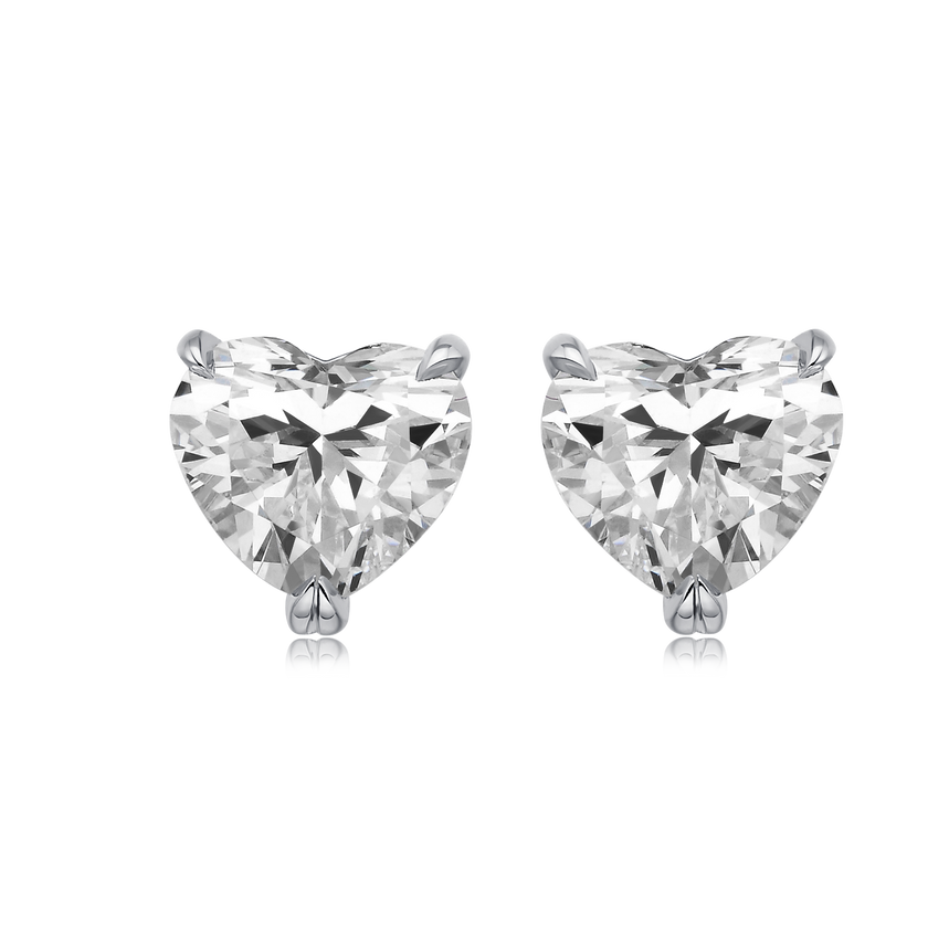 Everyday Elegance Collection Heart Cut  Earrings