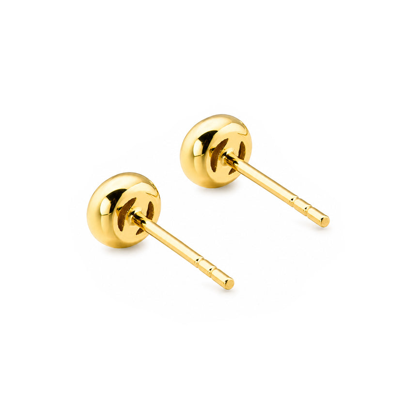 日常優雅系列-圓形切割鑽石耳環  (0.21ct)