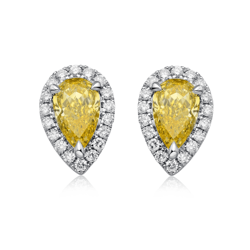 金色阳光光环耳钉