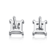 Everyday Elegance Collection Princess Cut Stud Earrings