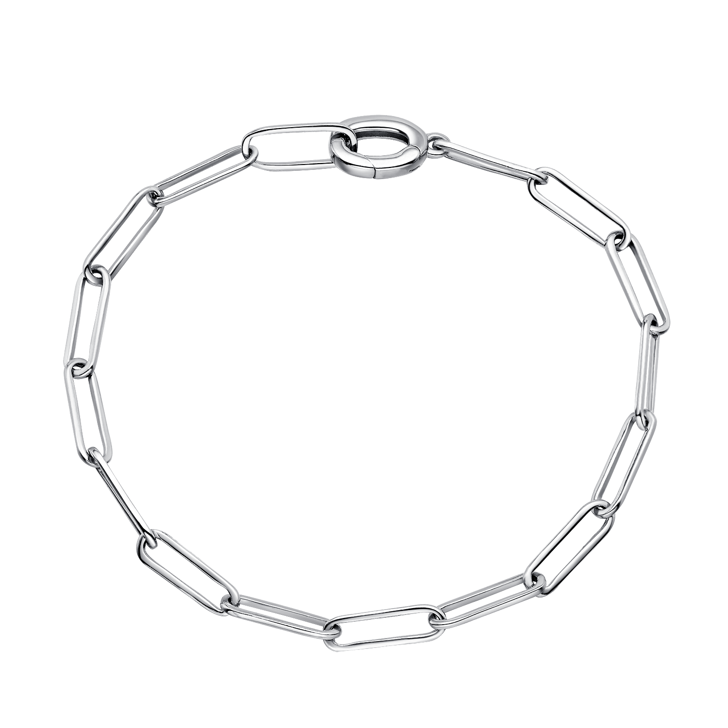 STERLING SILVER CHARM BRACELET