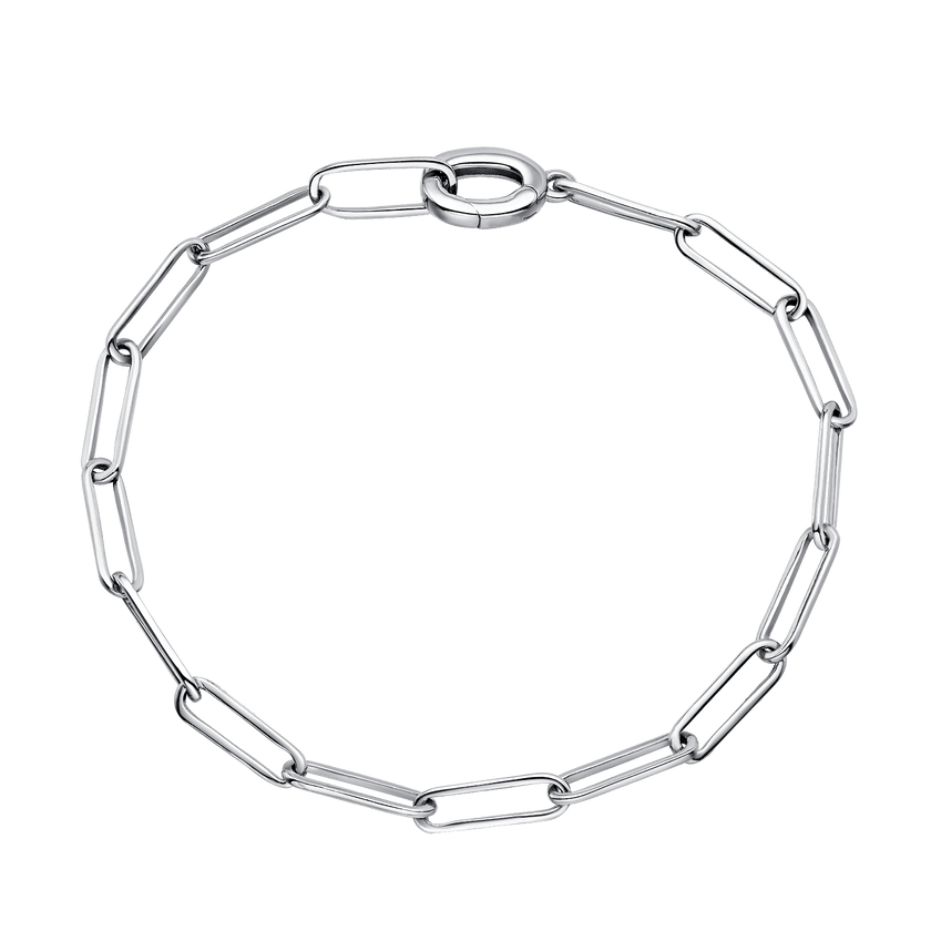 STERLING SILVER CHARM BRACELET