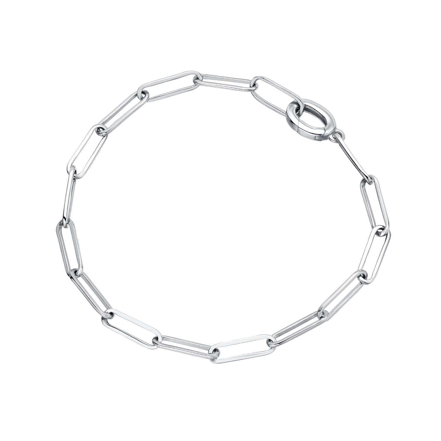 STERLING SILVER CHARM BRACELET