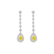 Golden Sunbeam Drop Earrings