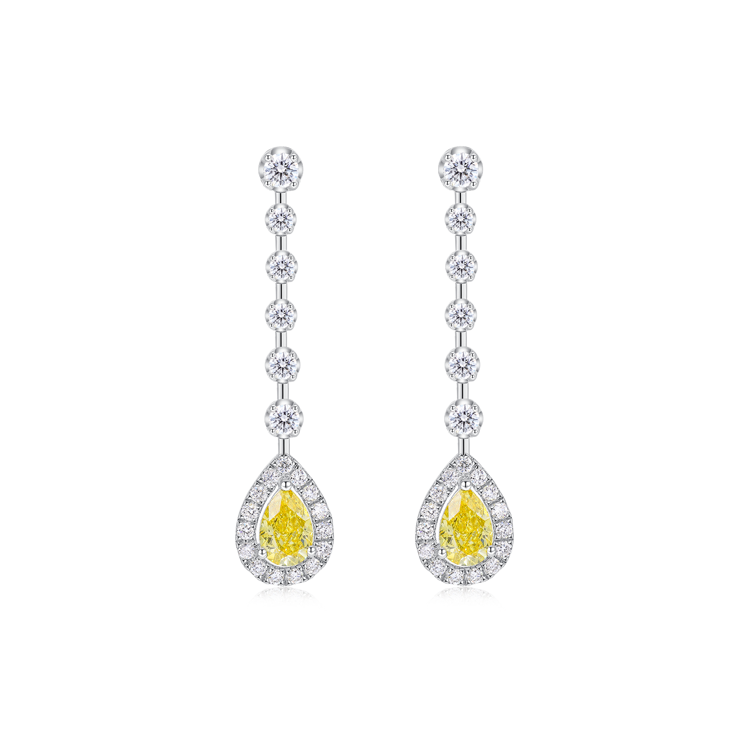 Golden Sunbeam Drop Earrings