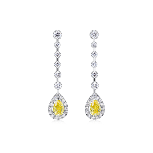 Golden Sunbeam Drop Earrings