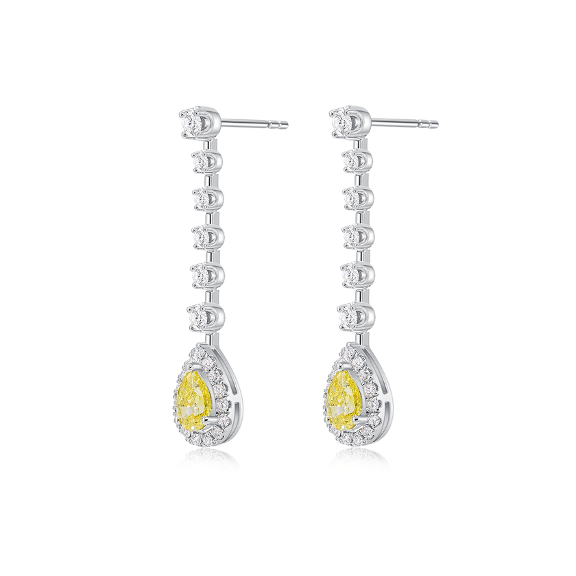 Golden Sunbeam Drop Earrings