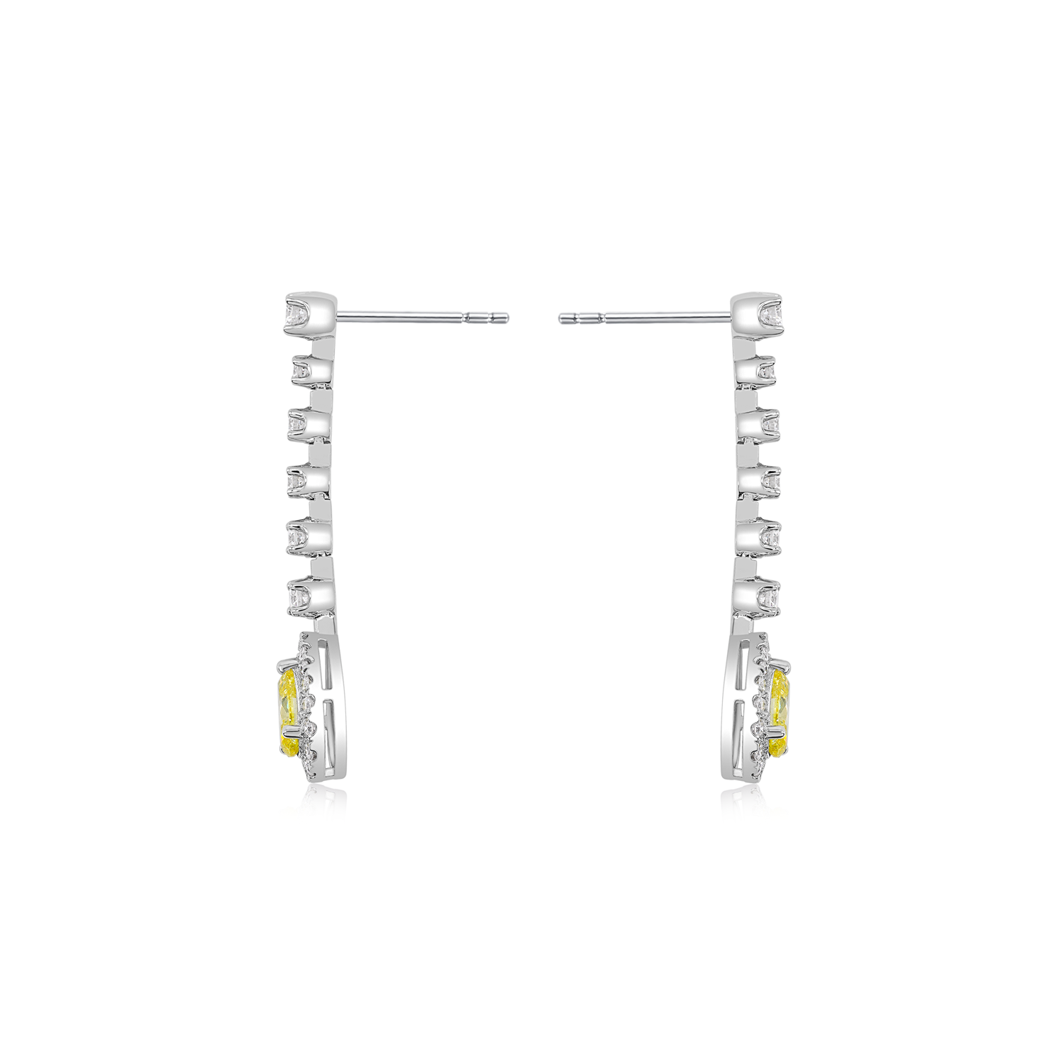 Golden Sunbeam Drop Earrings