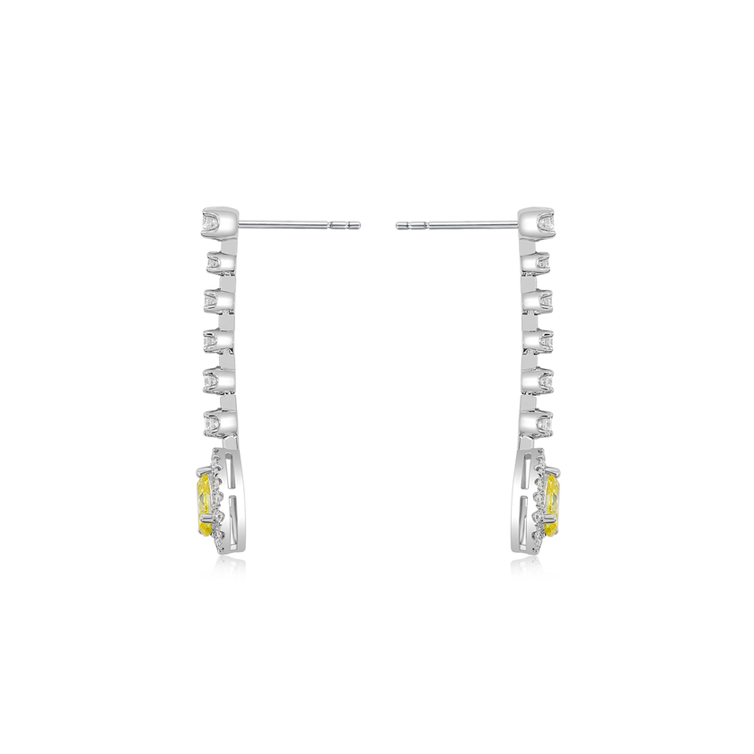 Golden Sunbeam Drop Earrings