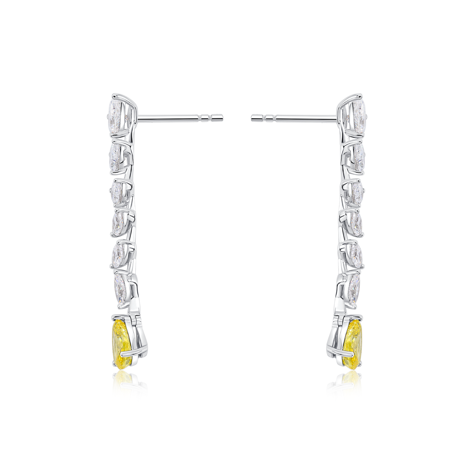 Golden Sunbeam Cascade Earrings